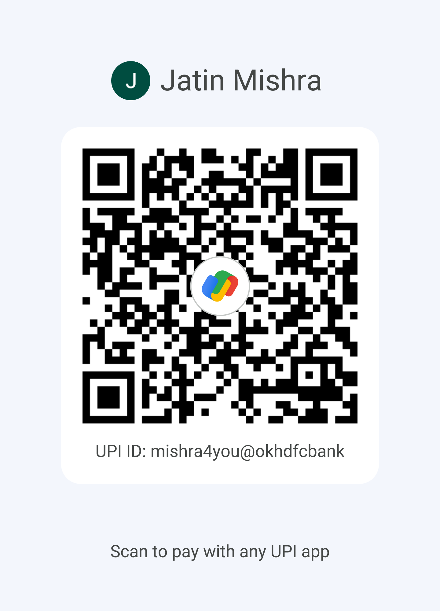 Google Pay QR Code
