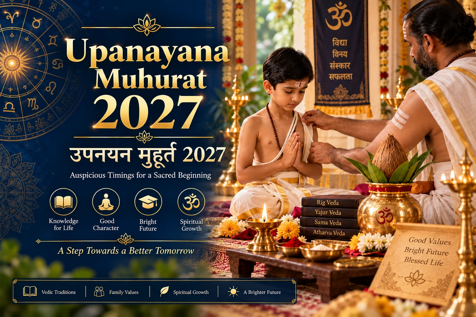 Upanayana Muhurat 2027 - Shubh Janeu Sanskar Dates