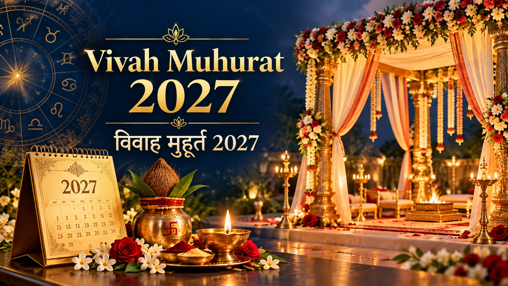 Vivah Muhurat 2027 - Shubh Marriage Dates